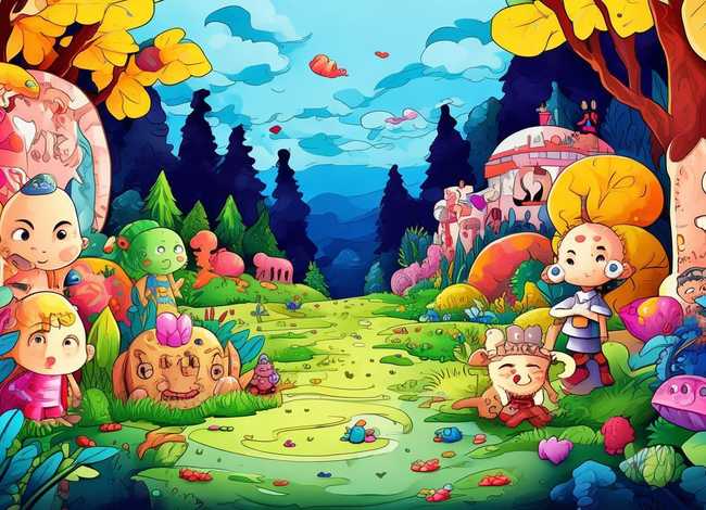 儿童绘本故事图片绘画（儿童绘本画画图片）