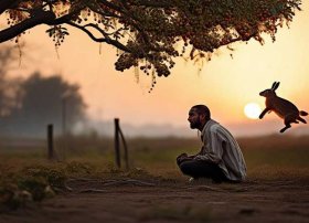 守株待兔故事视频讲故事；守株待兔的故事讲解视频