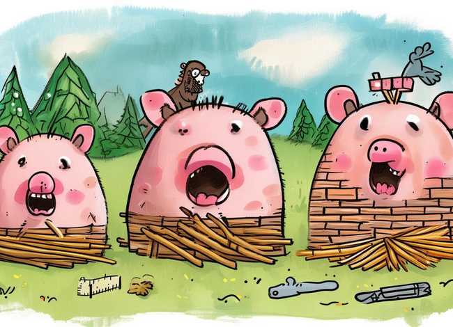 儿童数学故事大全三只小猪 - 数学小故事三只小猪 儿童数学故事大全三只小猪 - 数学小故事三只小猪