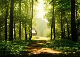 森林情景剧背景视频素材 森林情景剧背景视频素材高清