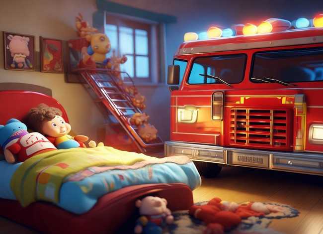儿童睡前消防小故事文字，睡前小故事 消防车