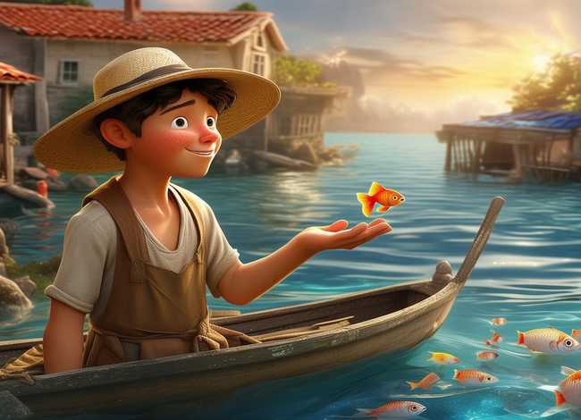 儿童故事金鱼和渔夫的故事；少儿故事渔夫和金鱼的故事