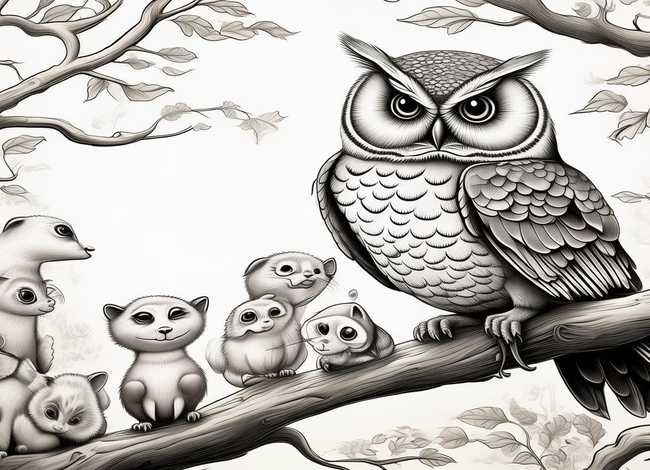 寓言故事绘画简笔画，寓言故事绘画简笔画图片大全