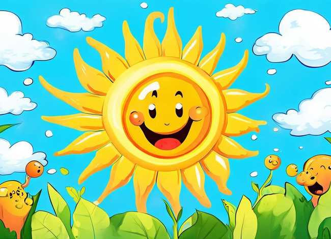 太阳儿童画图片大全（太阳儿童画图片大全简单）