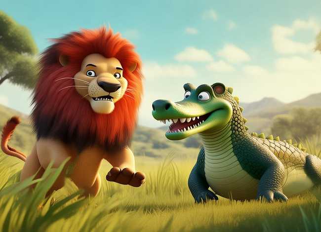 狮子的故事儿童大全,儿童故事大全睡前故事狮子和鳄鱼 狮子的故事儿童大全,儿童故事大全睡前故事狮子和鳄鱼