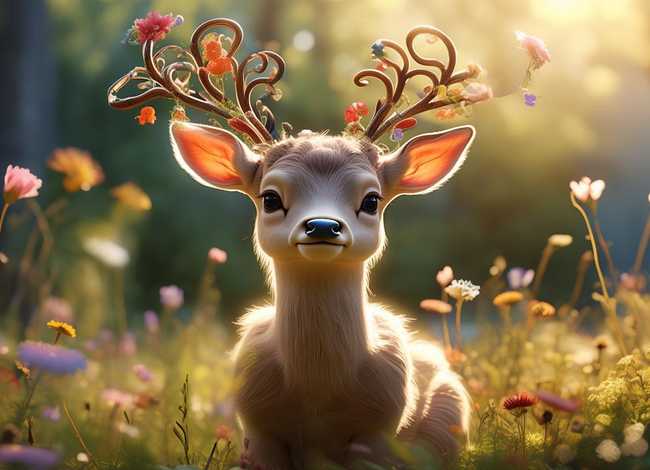 儿童故事小鹿的角；小鹿的角故事视频