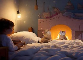 儿童睡前故事猫和老鼠文字图片；猫和老鼠睡前故事文字版