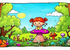 儿童故事情景画简笔画大全、幼儿故事情景画图片简单