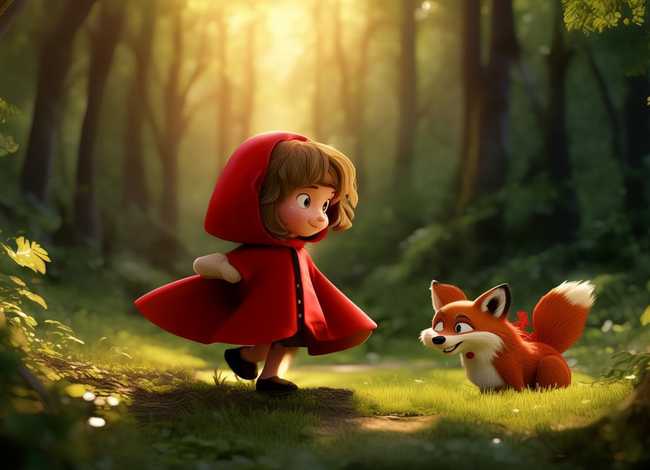 儿童童话故事视频播放小红帽英文、小红帽故事英文版视频