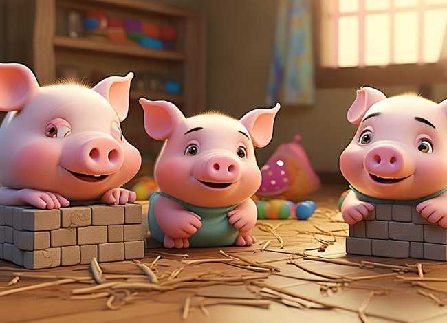 儿童启蒙绘本故事三只小猪、幼儿绘本故事三只小猪文字版 儿童启蒙绘本故事三只小猪、幼儿绘本故事三只小猪文字版