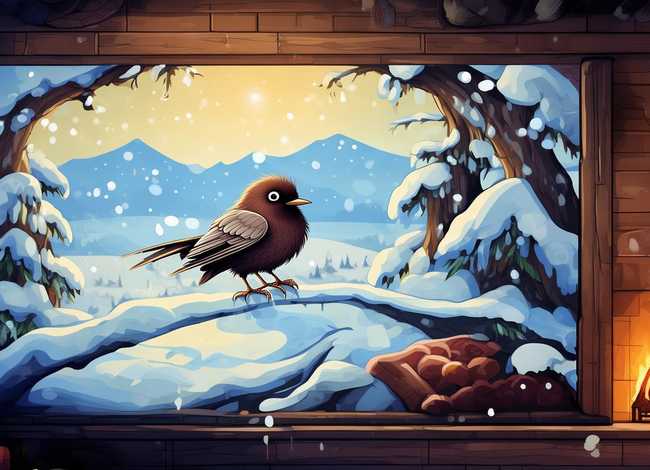 儿童睡前有声绘本故事寒号鸟，寒号鸟的绘本故事