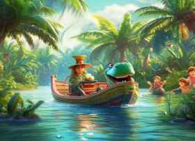 鳄鱼船开来啦故事 - 鳄鱼船开来啦故事视频