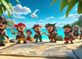 海盗宝藏的故事 海盗寻找宝藏的故事动画片