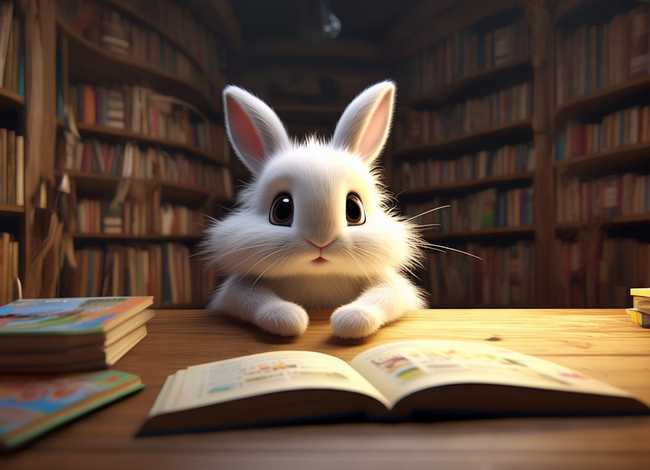 儿童兔子借书故事 兔子借书故事绘本