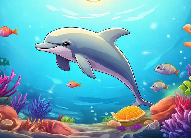 小海豚绘本故事 - 小海豚绘本故事图片