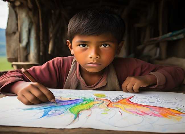 儿童故事穷孩子马良；穷人孩子励志故事