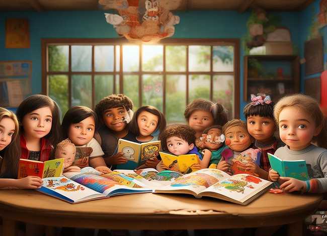 全民任务儿童英文绘本故事；全民阅读绘本故事