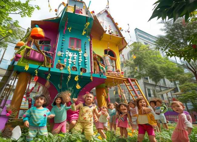 城市儿童的故事 - 城市故事幼儿园