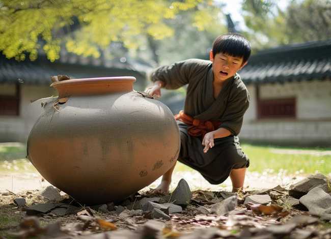 《司马光砸缸》原文 《司马光砸缸》原文带拼音图片