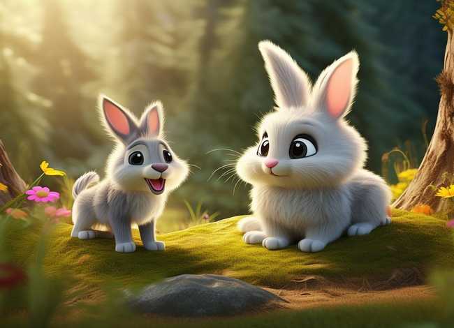 小白兔的故事和大灰狼的故事（小白兔的故事和大灰狼的故事幼儿园）