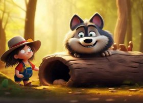 儿童故事大灰狼2000字（幼儿故事大灰狼的故事文字）