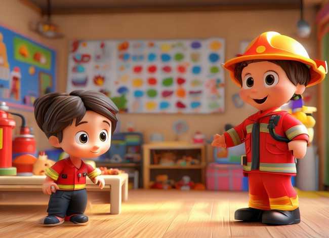 儿童消防小故事图文并茂（幼儿消防小故事文字版）