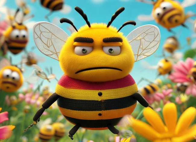 生气的小蜜蜂儿童故事 幼儿故事生气的小蜜蜂 生气的小蜜蜂儿童故事 幼儿故事生气的小蜜蜂