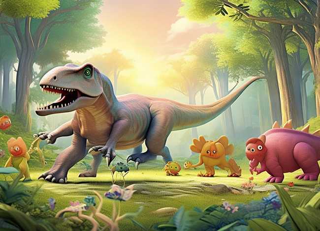 儿童故事连续播放恐龙（小儿故事恐龙故事）