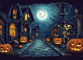 万圣节的故事绘本 万圣节的故事绘本图片