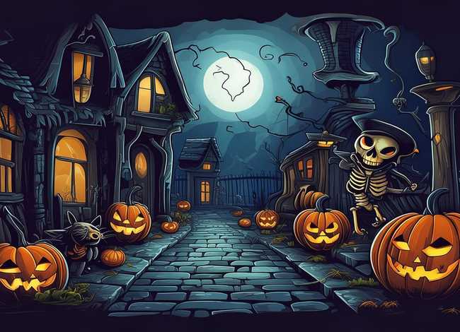 万圣节的故事绘本 万圣节的故事绘本图片