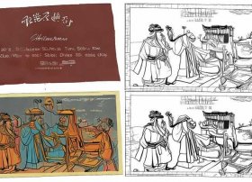 成语故事图片配图可涂打印版、成语故事图片 配图简笔画