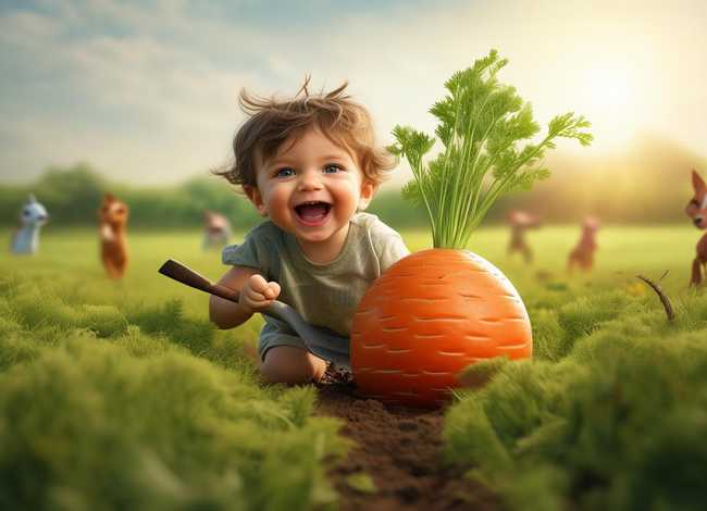 一年级数学故事简短（一年级数学故事简短拔萝卜）