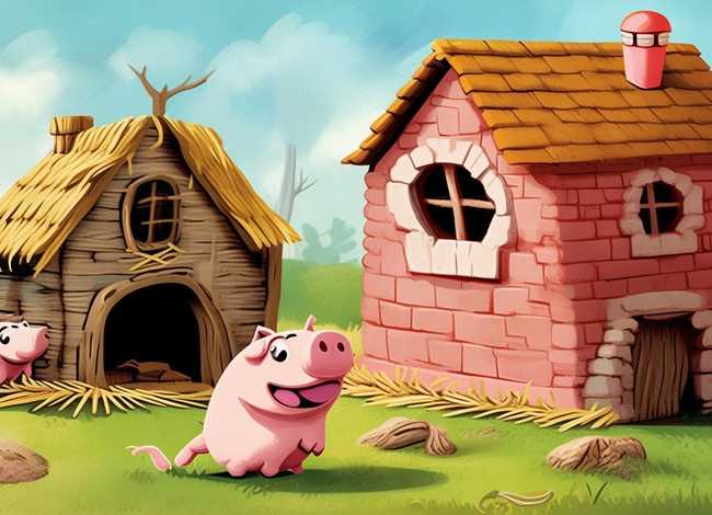 儿童故事三只小猪故事简介；三只小猪的故事幼儿