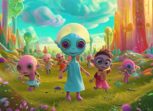 外星人儿童故事视频 - 幼儿外星人故事
