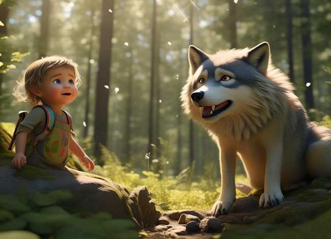 关于狼的儿童故事简短3-4岁 幼儿故事关于狼的故事