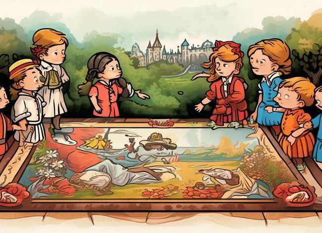 历史故事儿童绘画；历史故事 绘画