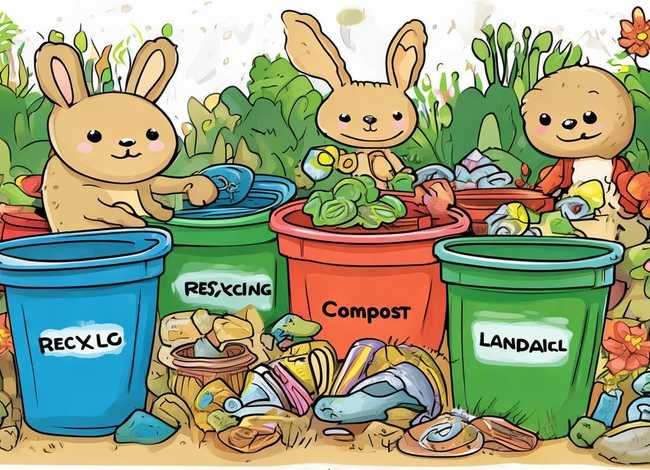 幼儿垃圾分类故事绘本 幼儿垃圾分类故事绘本图片