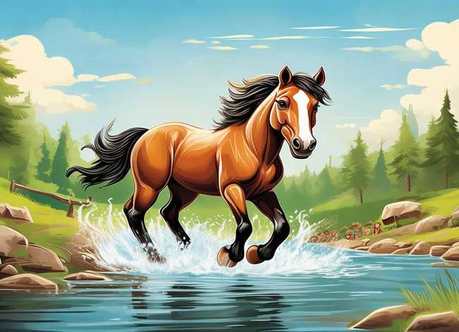 少儿小故事小马过河；少儿小故事小马过河视频