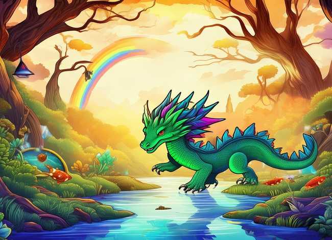 龙的故事儿童版绘画;龙的故事文字版 龙的故事儿童版绘画;龙的故事文字版