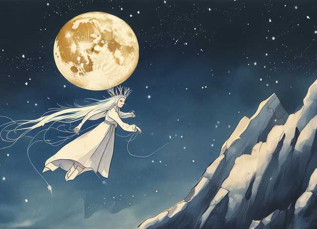 儿童故事配图嫦娥奔月（幼儿故事嫦娥奔月文字版）