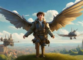 动画绘本故事视频；动画绘本故事视频类似达芬奇想飞这样的故事