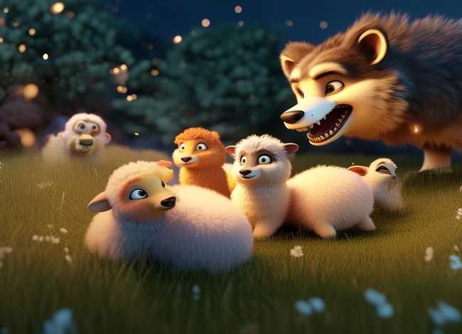 儿童睡前故事7只小羊 睡前小故事七只小羊和狼的故事