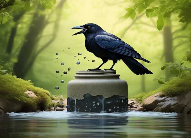 乌鸦喝水绘本故事图画可打印 乌鸦喝水绘本故事图画可打印素材 乌鸦喝水绘本故事图画可打印 乌鸦喝水绘本故事图画可打印素材