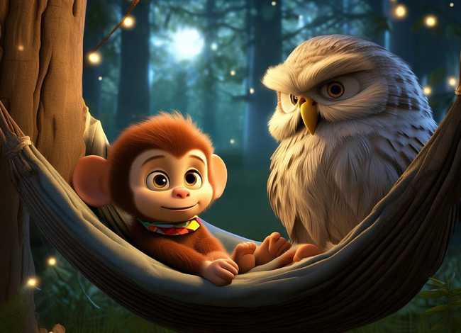 小猴子儿童故事睡前完整故事，睡前故事 小猴子