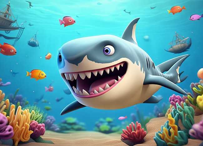 鲨鱼小故事、鲨鱼小故事5～10个字