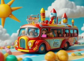 导弹车的儿童故事；宝宝巴士导弹车的故事