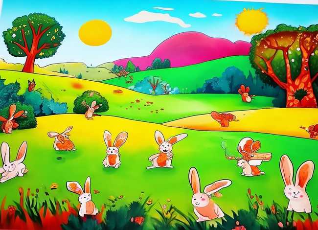 儿童绘画绘本 儿童图画绘本8张