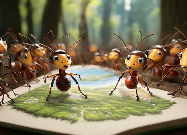 蚂蚁故事绘本;蚂蚁的故事绘本告诉我们一个道理 蚂蚁故事绘本;蚂蚁的故事绘本告诉我们一个道理