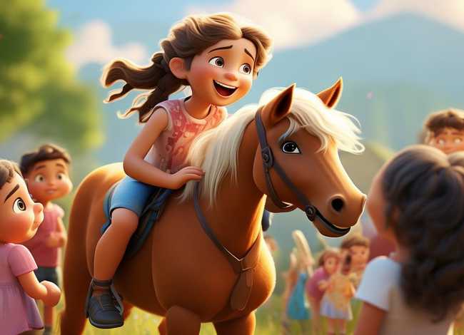 关于马的儿童故事，关于马的幼儿故事