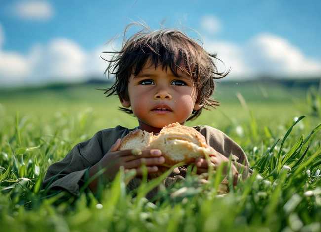 饥饿儿童图片（饥饿的儿童图片,谈谈你的想法）